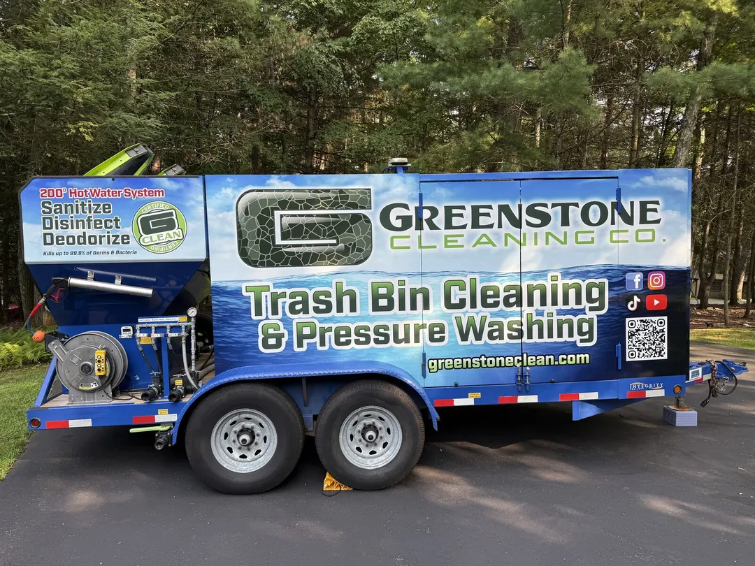 Greenstone Cleaning Co. rig ready for a coordinated HOA community cleaning route